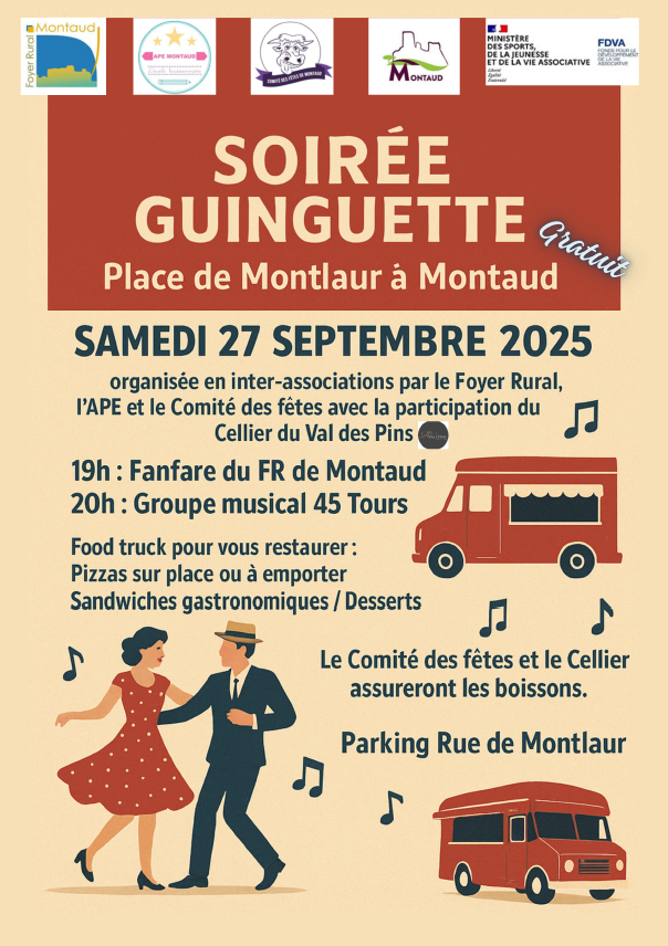 Affiche Soirée Guinguette